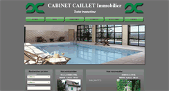 Desktop Screenshot of caillet-immo.com