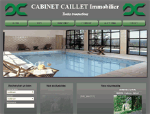 Tablet Screenshot of caillet-immo.com